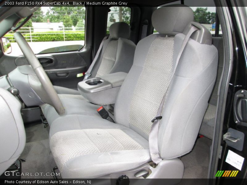 Black / Medium Graphite Grey 2003 Ford F150 FX4 SuperCab 4x4