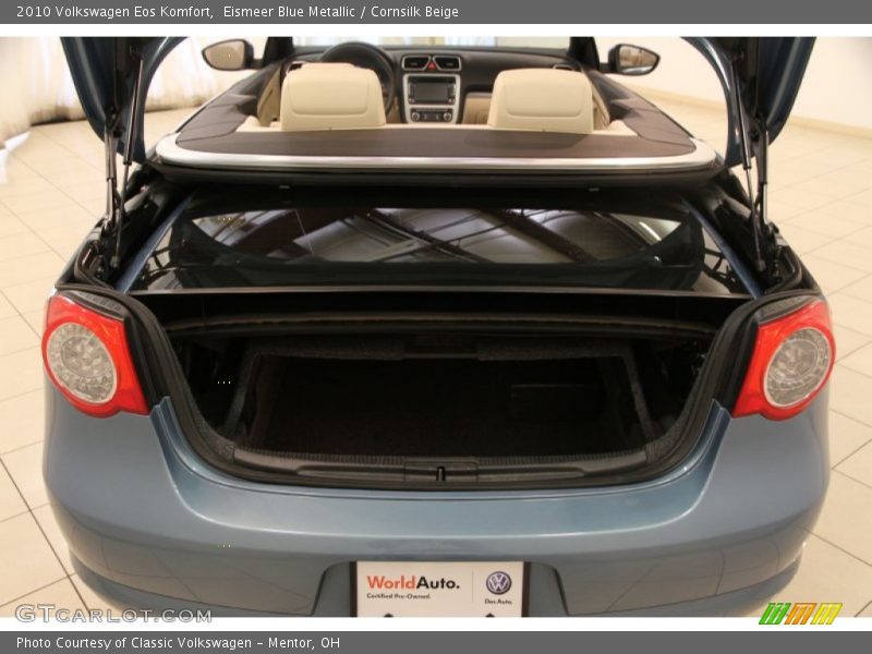 Eismeer Blue Metallic / Cornsilk Beige 2010 Volkswagen Eos Komfort