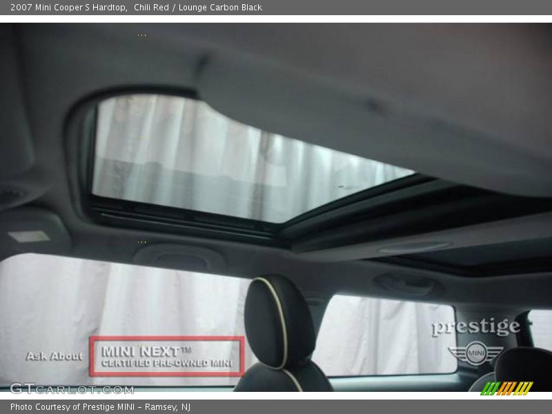 Chili Red / Lounge Carbon Black 2007 Mini Cooper S Hardtop