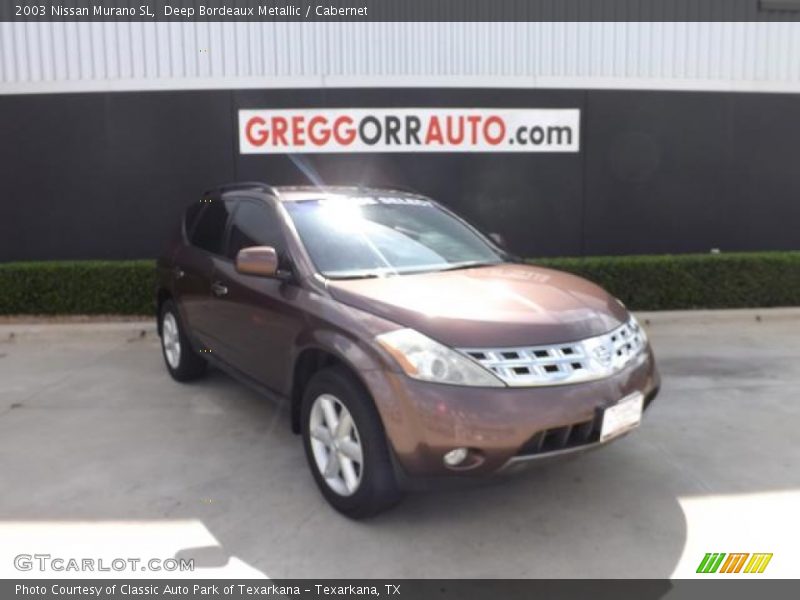 Deep Bordeaux Metallic / Cabernet 2003 Nissan Murano SL