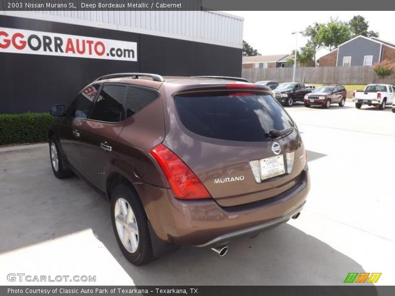 Deep Bordeaux Metallic / Cabernet 2003 Nissan Murano SL