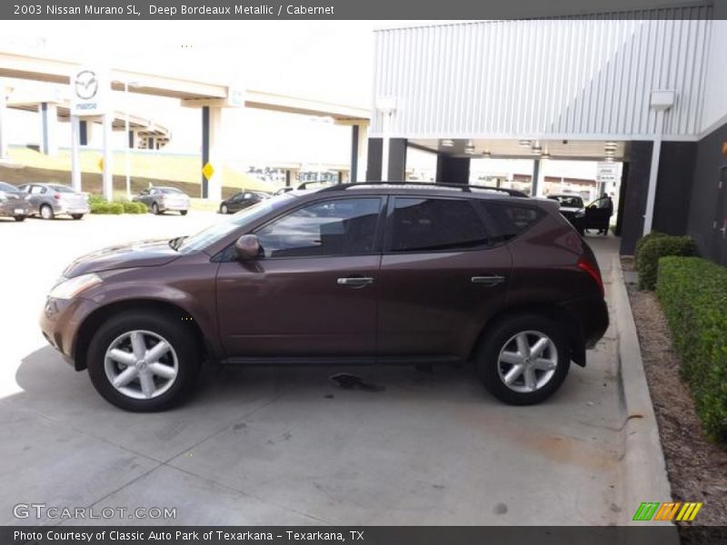 Deep Bordeaux Metallic / Cabernet 2003 Nissan Murano SL