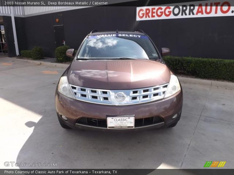 Deep Bordeaux Metallic / Cabernet 2003 Nissan Murano SL