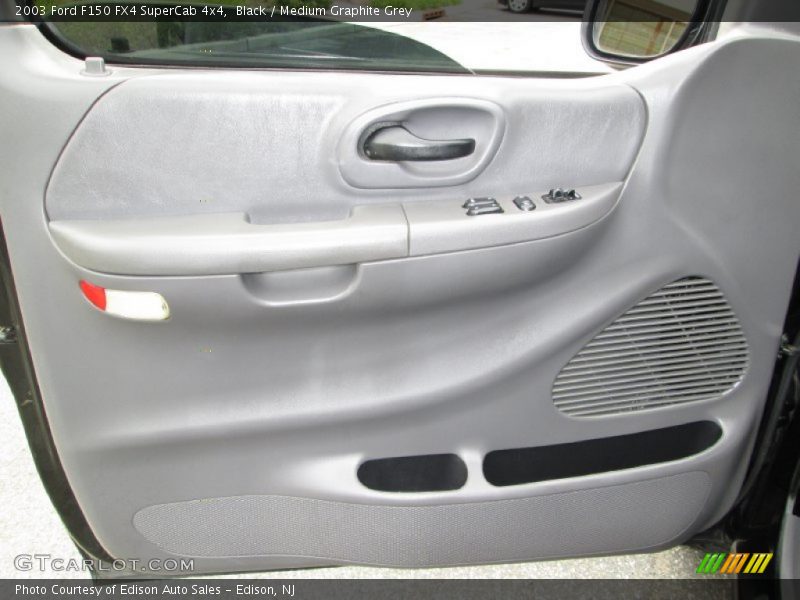 Black / Medium Graphite Grey 2003 Ford F150 FX4 SuperCab 4x4