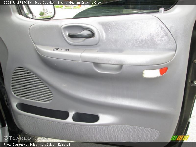 Black / Medium Graphite Grey 2003 Ford F150 FX4 SuperCab 4x4