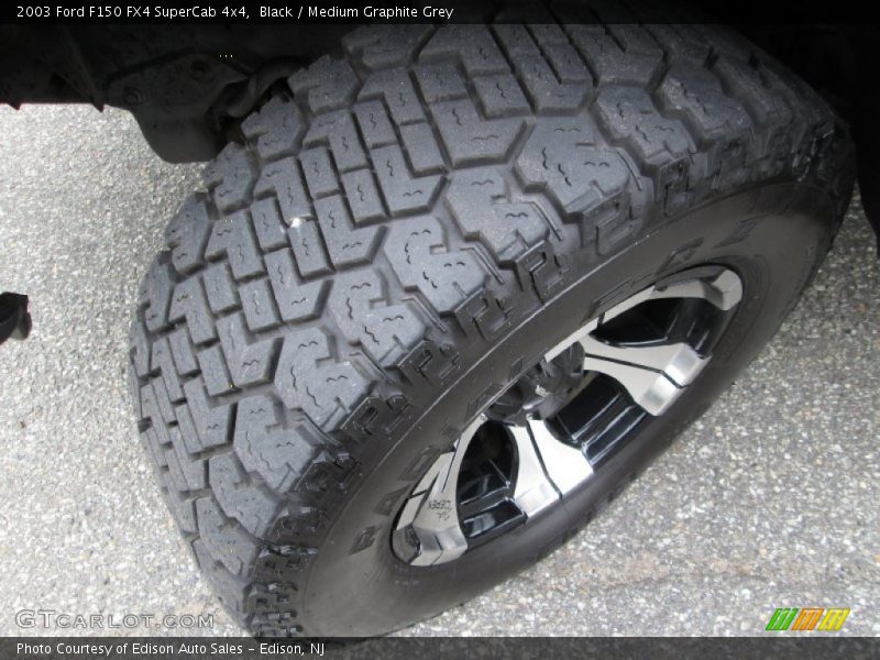 Black / Medium Graphite Grey 2003 Ford F150 FX4 SuperCab 4x4