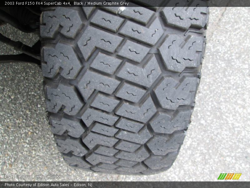 Black / Medium Graphite Grey 2003 Ford F150 FX4 SuperCab 4x4