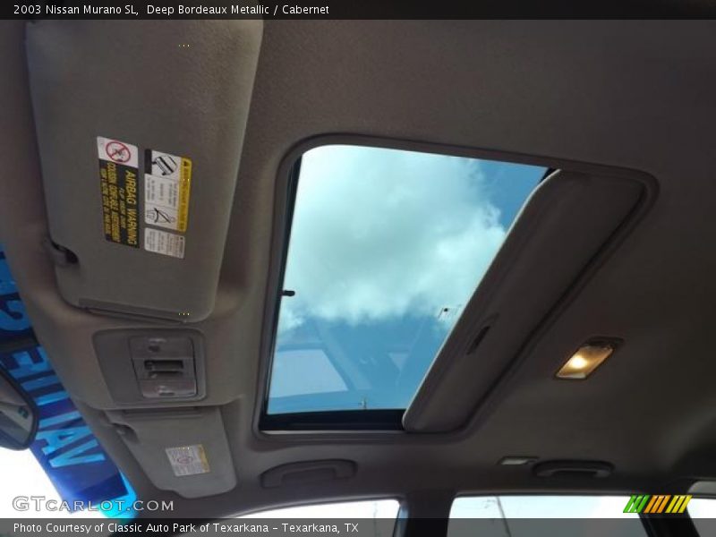 Deep Bordeaux Metallic / Cabernet 2003 Nissan Murano SL