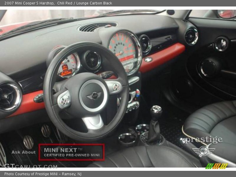 Chili Red / Lounge Carbon Black 2007 Mini Cooper S Hardtop