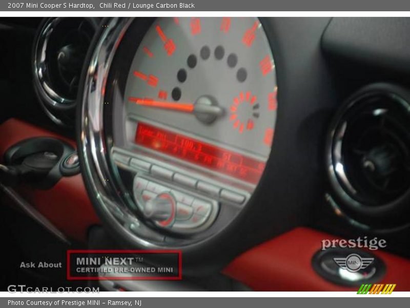 Chili Red / Lounge Carbon Black 2007 Mini Cooper S Hardtop