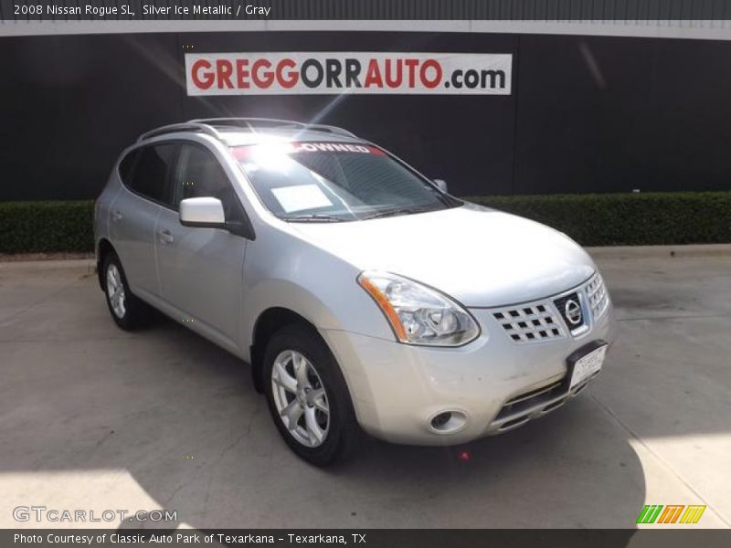Silver Ice Metallic / Gray 2008 Nissan Rogue SL