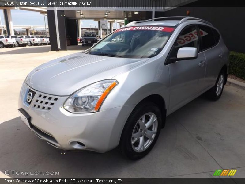 Silver Ice Metallic / Gray 2008 Nissan Rogue SL