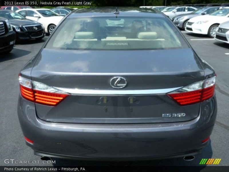 Nebula Gray Pearl / Light Gray 2013 Lexus ES 350