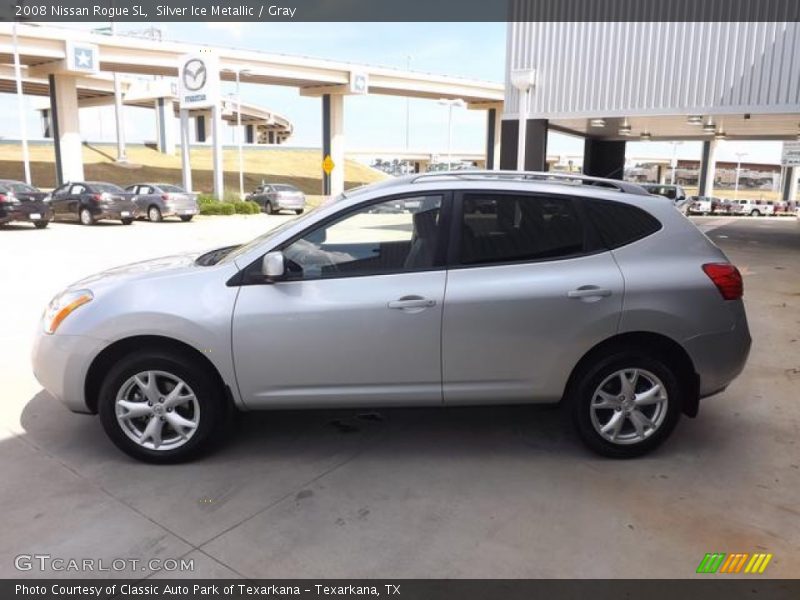 Silver Ice Metallic / Gray 2008 Nissan Rogue SL