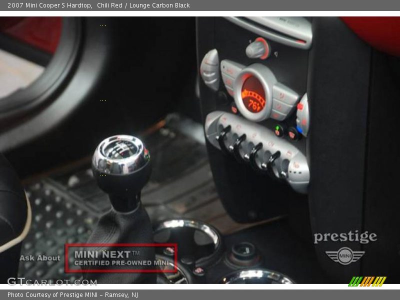 Chili Red / Lounge Carbon Black 2007 Mini Cooper S Hardtop