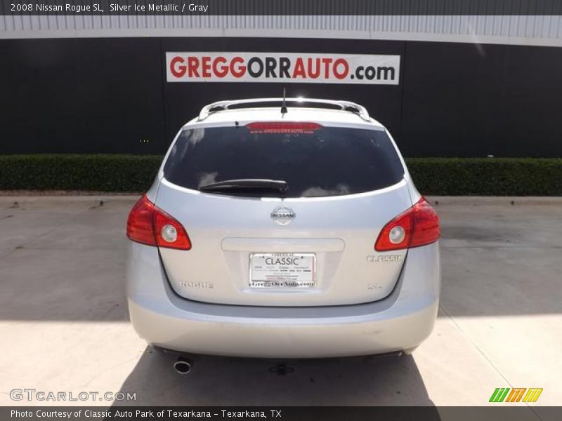 Silver Ice Metallic / Gray 2008 Nissan Rogue SL