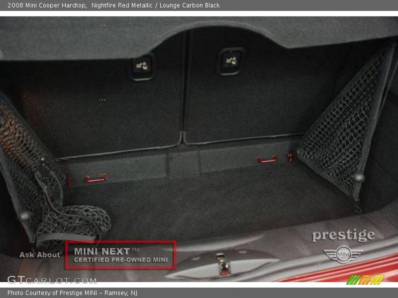 Nightfire Red Metallic / Lounge Carbon Black 2008 Mini Cooper Hardtop