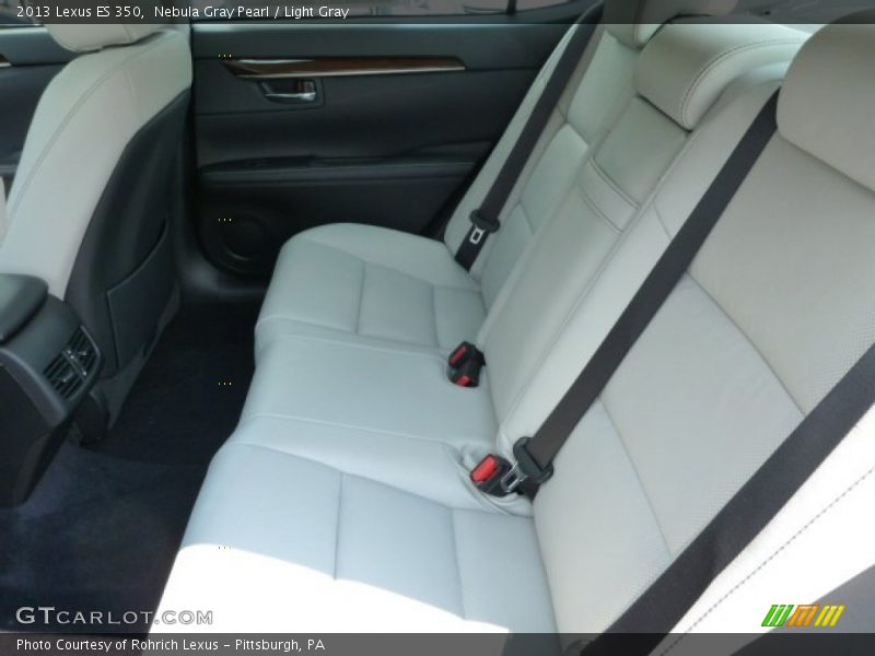 Nebula Gray Pearl / Light Gray 2013 Lexus ES 350
