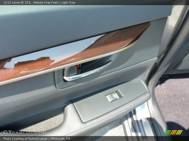 Nebula Gray Pearl / Light Gray 2013 Lexus ES 350
