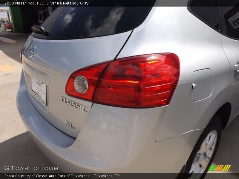 Silver Ice Metallic / Gray 2008 Nissan Rogue SL