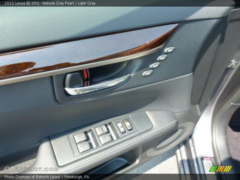 Nebula Gray Pearl / Light Gray 2013 Lexus ES 350