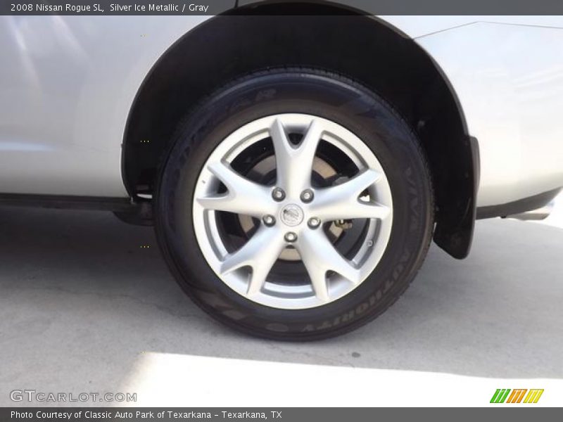 Silver Ice Metallic / Gray 2008 Nissan Rogue SL