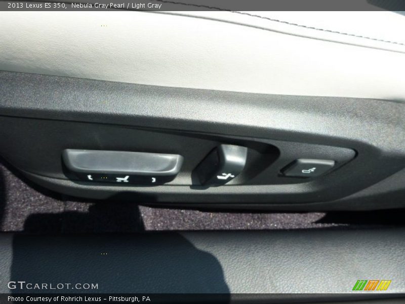 Nebula Gray Pearl / Light Gray 2013 Lexus ES 350