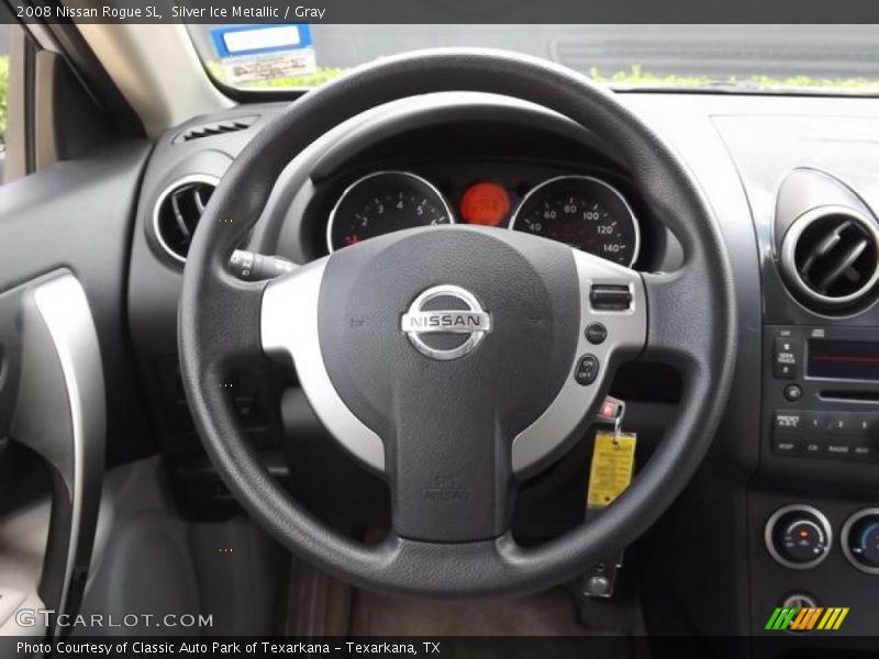 Silver Ice Metallic / Gray 2008 Nissan Rogue SL