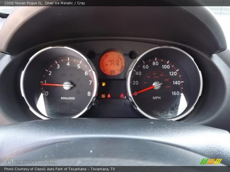 Silver Ice Metallic / Gray 2008 Nissan Rogue SL