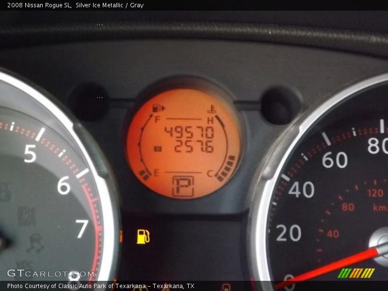 Silver Ice Metallic / Gray 2008 Nissan Rogue SL