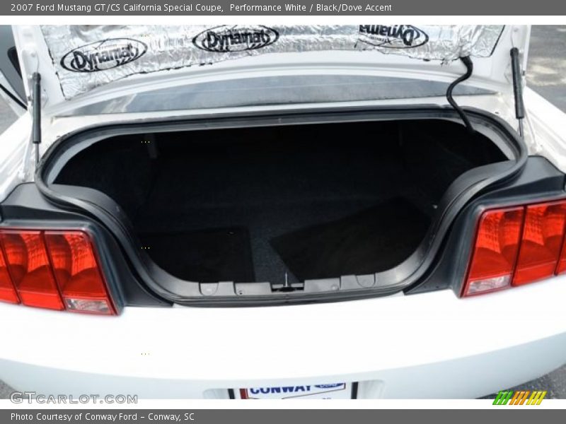 Performance White / Black/Dove Accent 2007 Ford Mustang GT/CS California Special Coupe