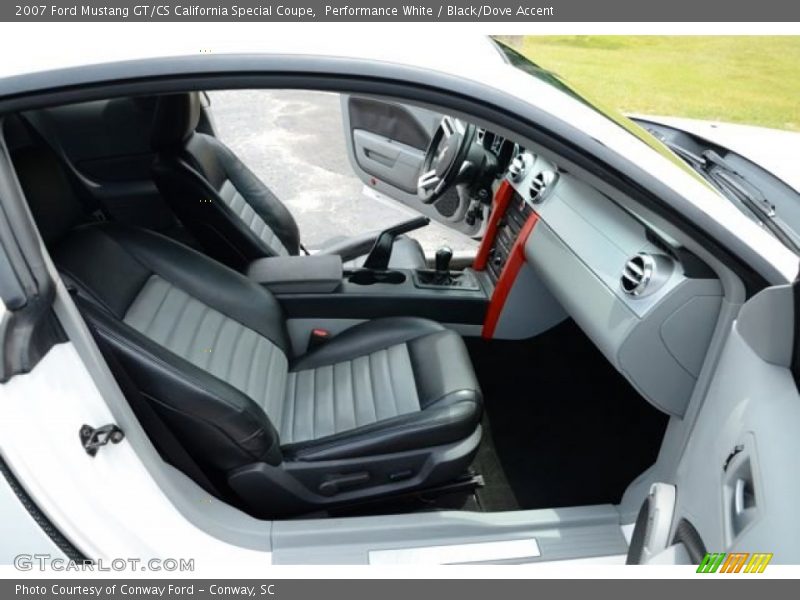 Performance White / Black/Dove Accent 2007 Ford Mustang GT/CS California Special Coupe