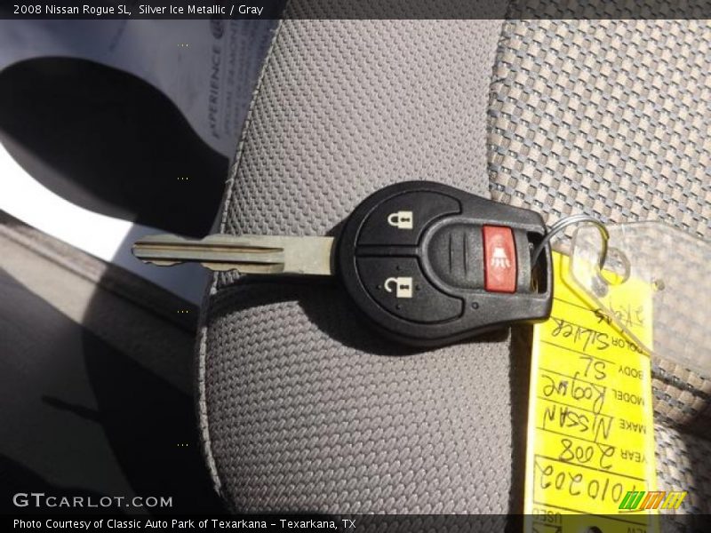 Silver Ice Metallic / Gray 2008 Nissan Rogue SL
