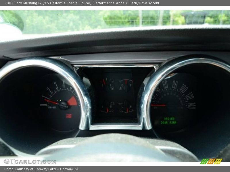 Performance White / Black/Dove Accent 2007 Ford Mustang GT/CS California Special Coupe