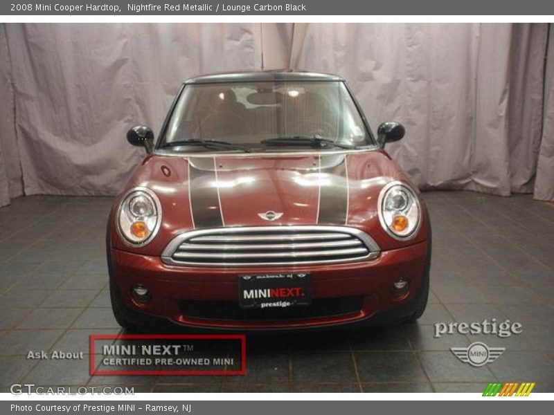 Nightfire Red Metallic / Lounge Carbon Black 2008 Mini Cooper Hardtop