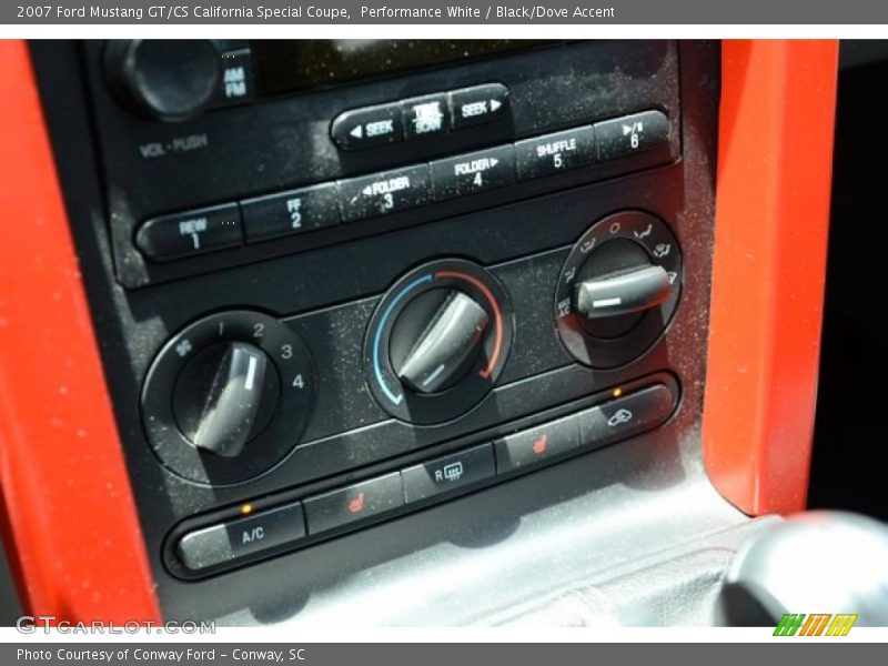 Performance White / Black/Dove Accent 2007 Ford Mustang GT/CS California Special Coupe