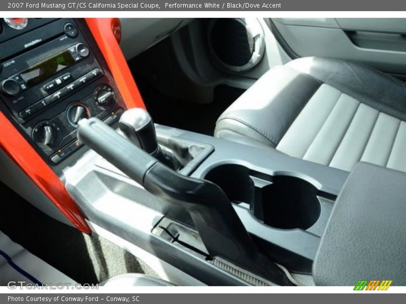 Performance White / Black/Dove Accent 2007 Ford Mustang GT/CS California Special Coupe