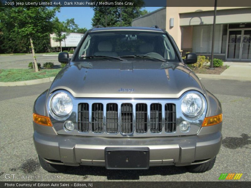 Dark Khaki Pearl / Medium Slate Gray 2005 Jeep Liberty Limited 4x4