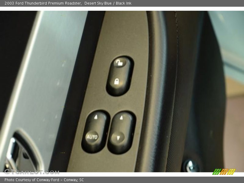 Desert Sky Blue / Black Ink 2003 Ford Thunderbird Premium Roadster