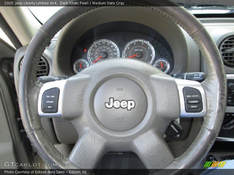 Dark Khaki Pearl / Medium Slate Gray 2005 Jeep Liberty Limited 4x4