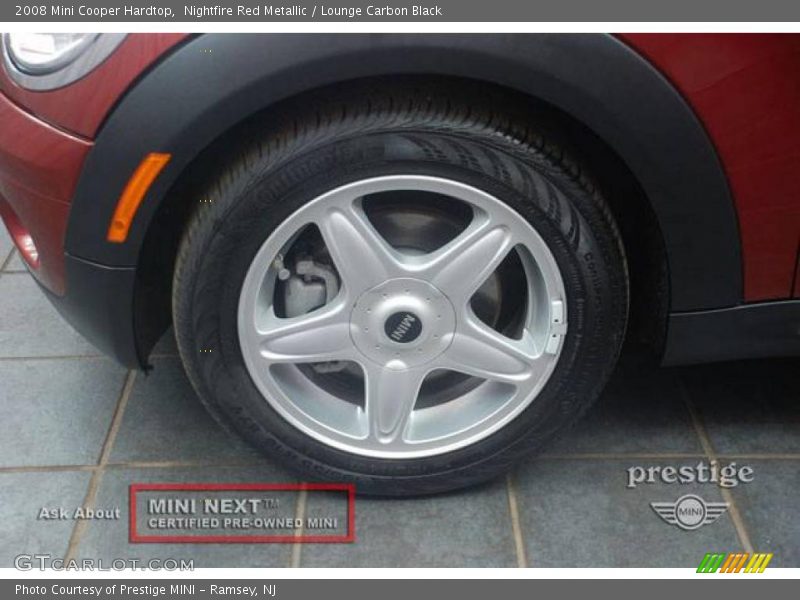 Nightfire Red Metallic / Lounge Carbon Black 2008 Mini Cooper Hardtop