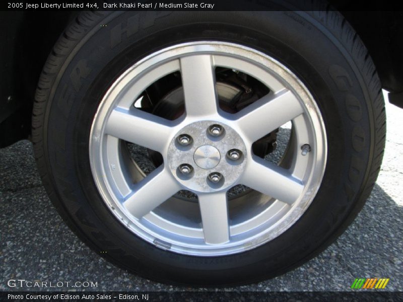 Dark Khaki Pearl / Medium Slate Gray 2005 Jeep Liberty Limited 4x4