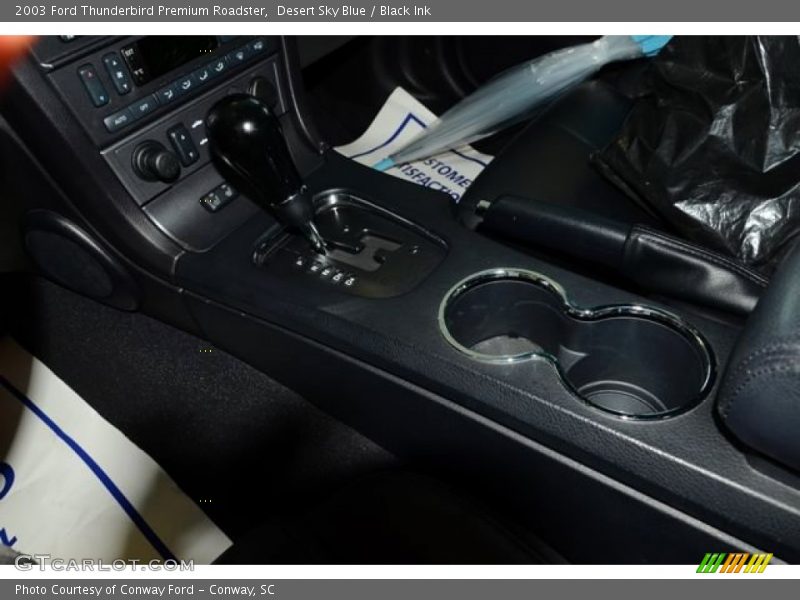 Desert Sky Blue / Black Ink 2003 Ford Thunderbird Premium Roadster