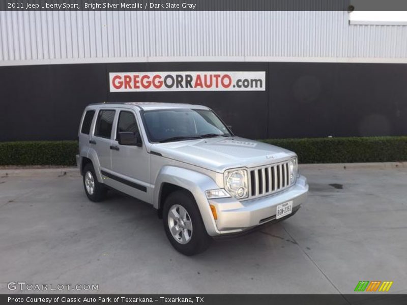 Bright Silver Metallic / Dark Slate Gray 2011 Jeep Liberty Sport