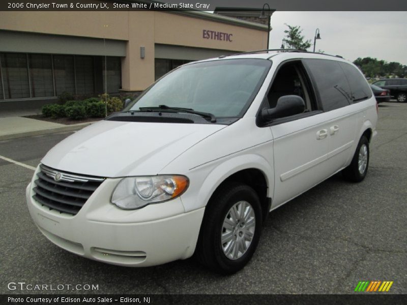 Stone White / Medium Slate Gray 2006 Chrysler Town & Country LX