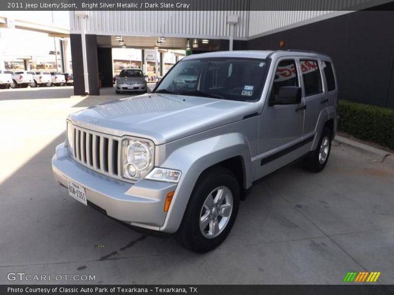 Bright Silver Metallic / Dark Slate Gray 2011 Jeep Liberty Sport