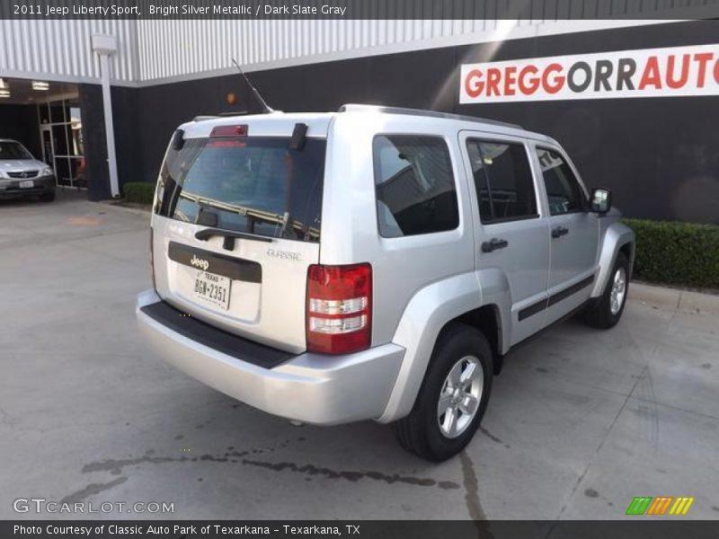 Bright Silver Metallic / Dark Slate Gray 2011 Jeep Liberty Sport