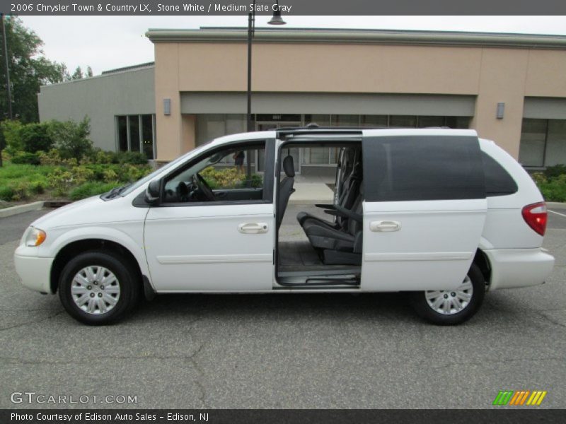 Stone White / Medium Slate Gray 2006 Chrysler Town & Country LX
