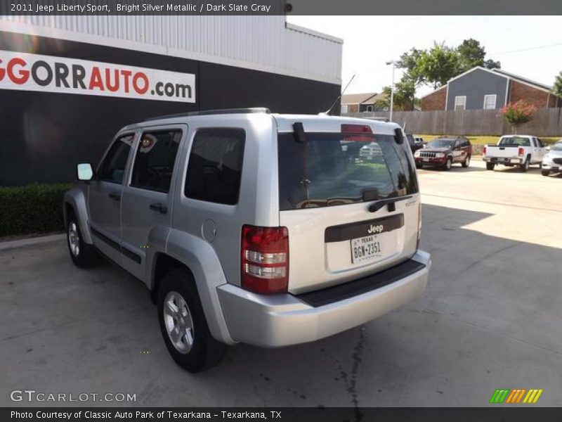 Bright Silver Metallic / Dark Slate Gray 2011 Jeep Liberty Sport