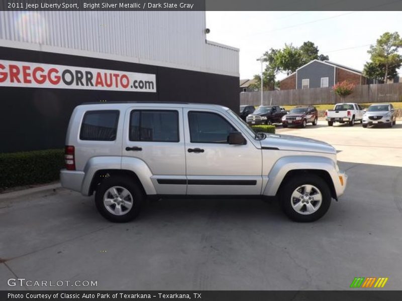 Bright Silver Metallic / Dark Slate Gray 2011 Jeep Liberty Sport